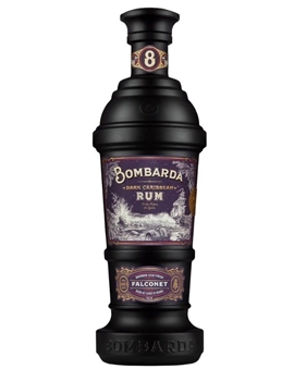 Bombarda Falconet Dark 8 år Blended Dark Caribbean Rom 70 cl 43%
